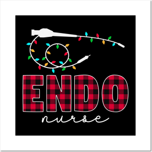 Endo Squad Endoscopy Endo Nurse Tech Christmas Posters and Art